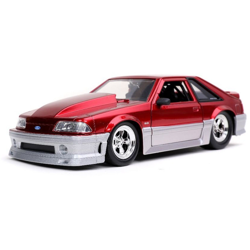 Jada BIGTIME Muscle 1989 Ford Mustang GT - Candy Red 1/24 #32666