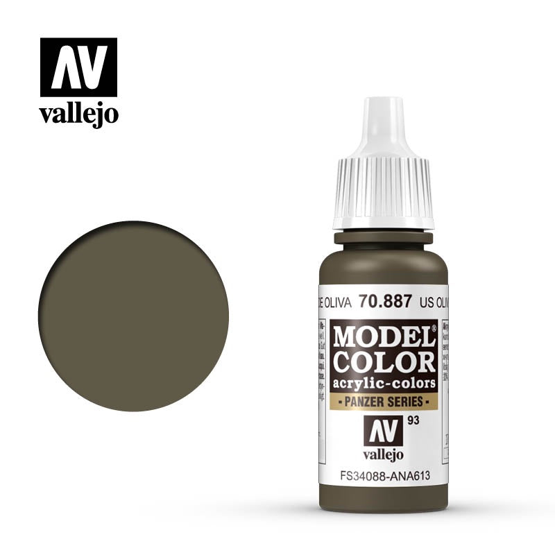 VAL70887 Model Color US Olive Drab (FS34088) (ANA 613) (93)