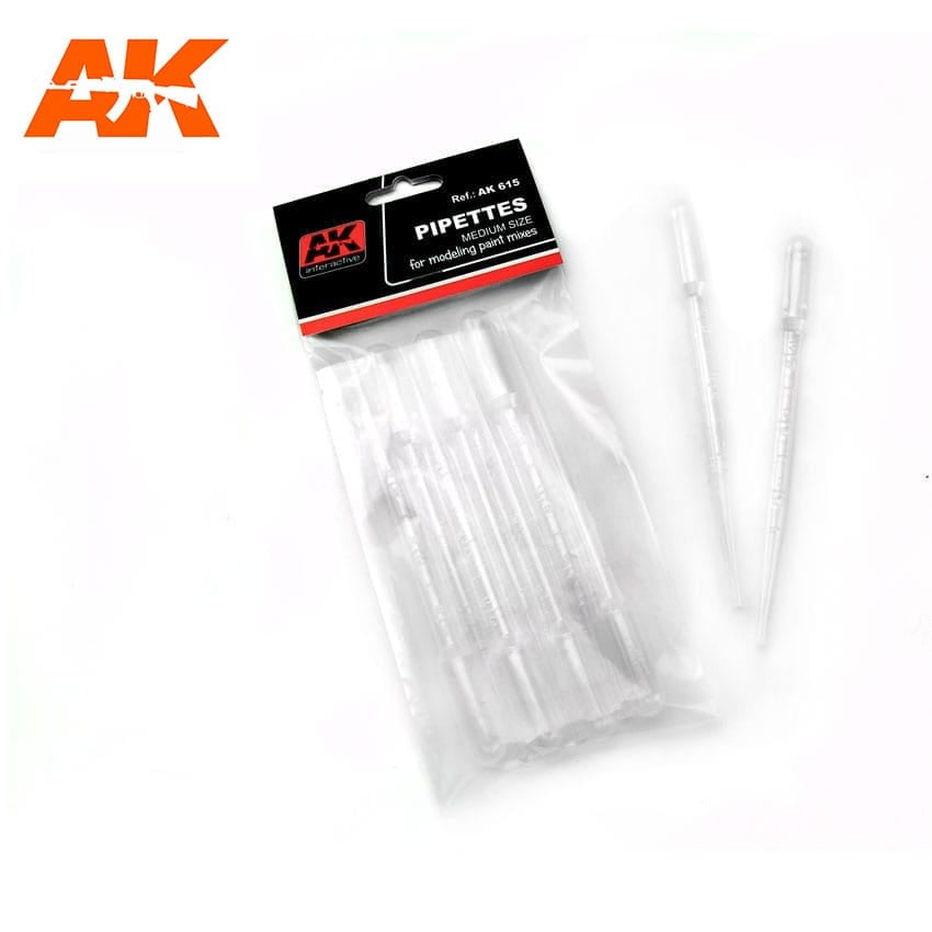 Pipettes Medium Size (7 Units) by AK Interactive