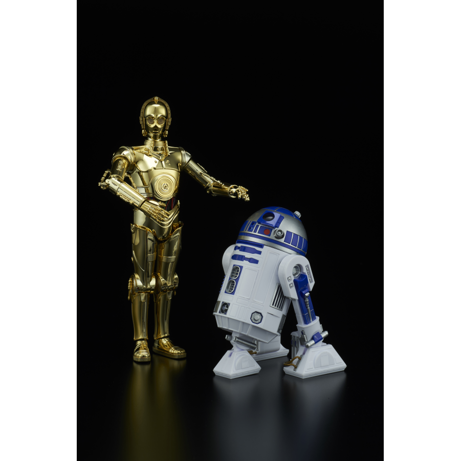 Star Wars C-3PO & R2-D2 Droid Set 1/12 Action Figure Model Kit #0223297 by Bandai