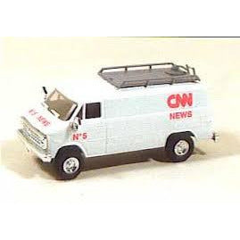 Trident Miniatures HO 1:87 Scale Vehicle 90142 Chevrolet Cargo Van CNN