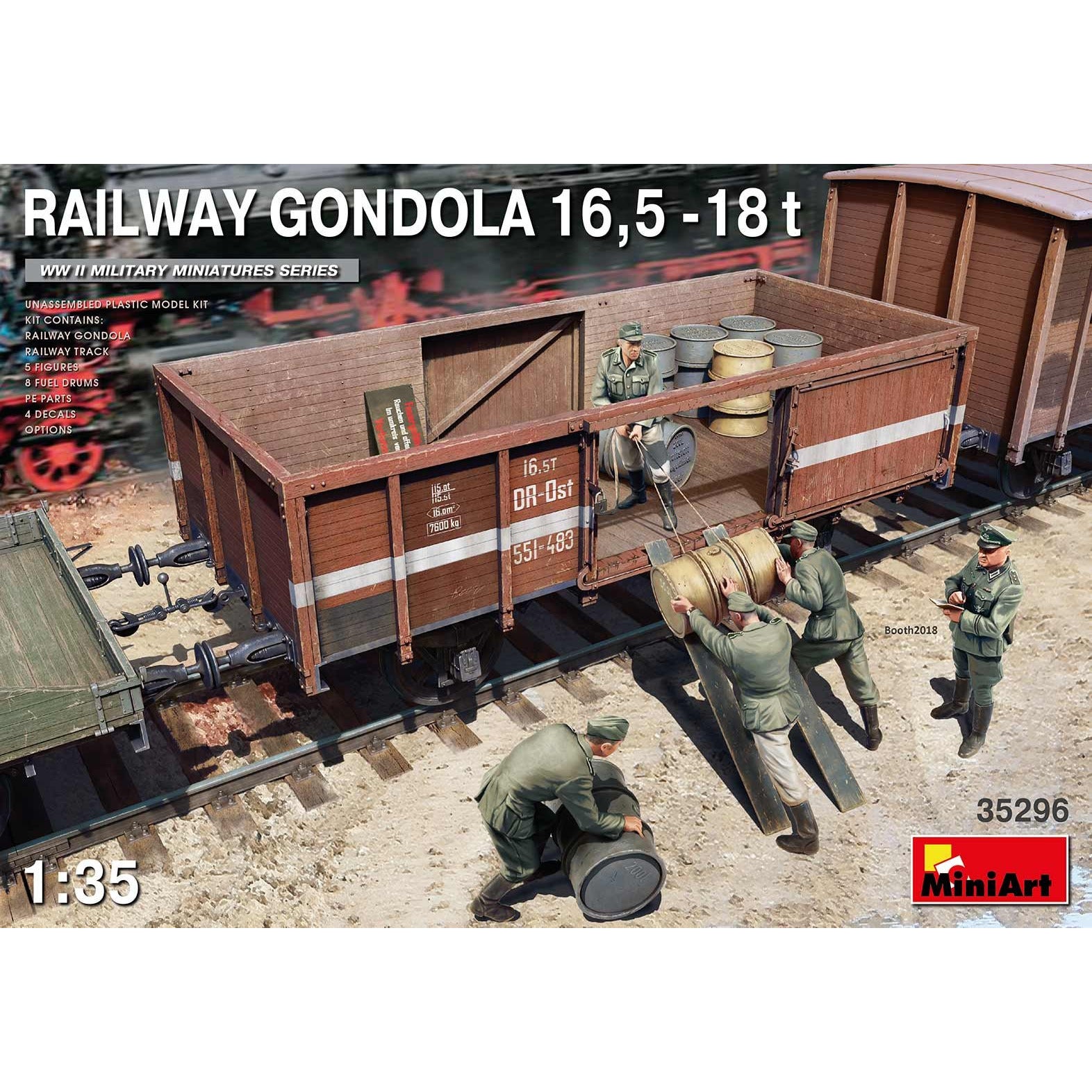 Railway Gondola 16,5-18t 1/35 by Miniart