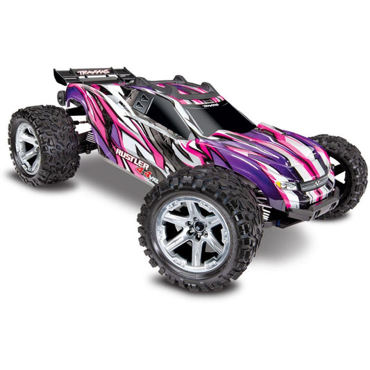Traxxas Rustler VXL Brushless 1/10 RTR 4x4 Stadium Truck - Pink