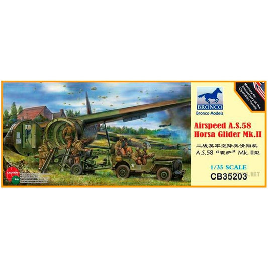 Airspeed A.S. 58 Horsa Glider MK II Military Aircraft 1/35 by Bronco
