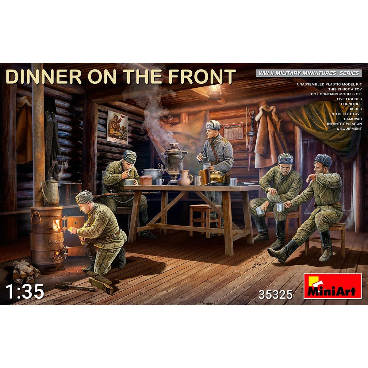 Dinner on the Front #35325 1/35 Scenery Kit by MiniArt