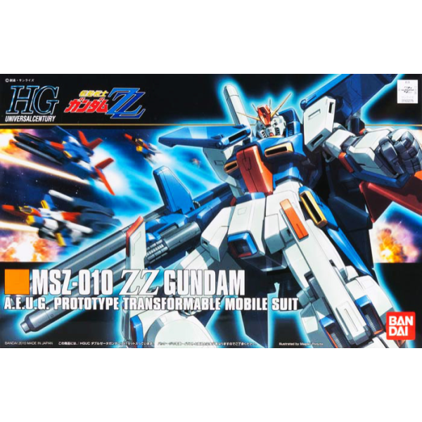 HGUC 1/144 #111 MSZ-010 ZZ Gundam #5057954 by Bandai