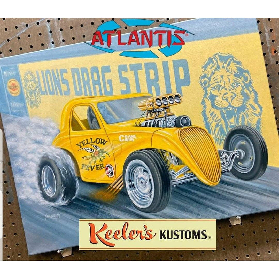 Yellow Fever Competition Coupe Keelers Kustoms 1/25 Model Car Kit #13101 by Atlantis