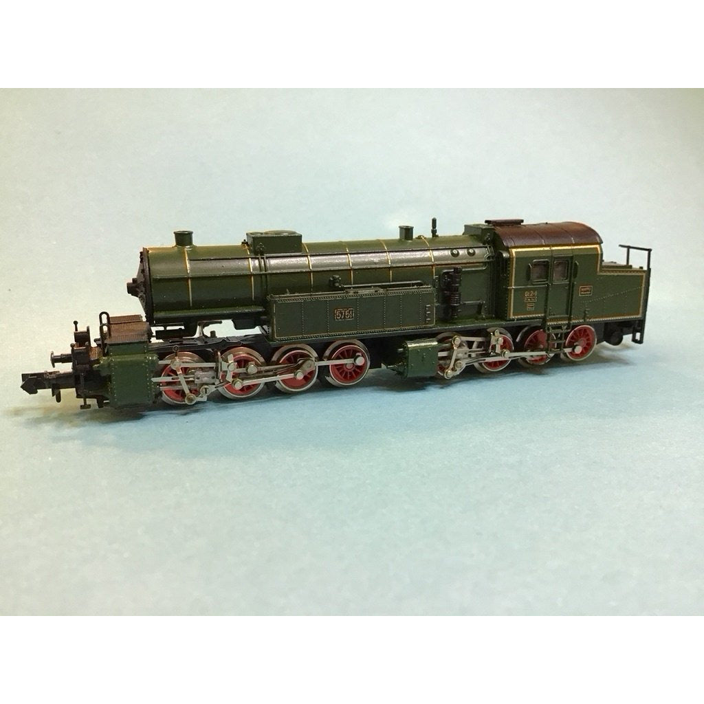 N Scale Bavarian Heavy Tank 4x4 Mallet 5751 Steam Locomotive. (PRE OWNED)