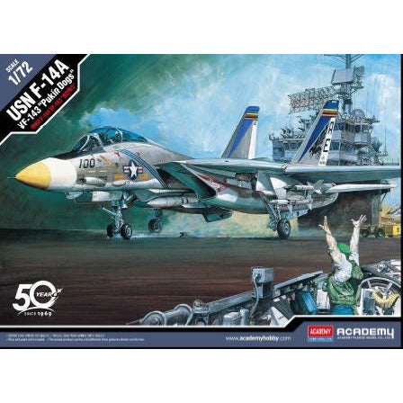 USN F-14A "VF-143 Pukin Dogs" 1/72 #12563 by Academy