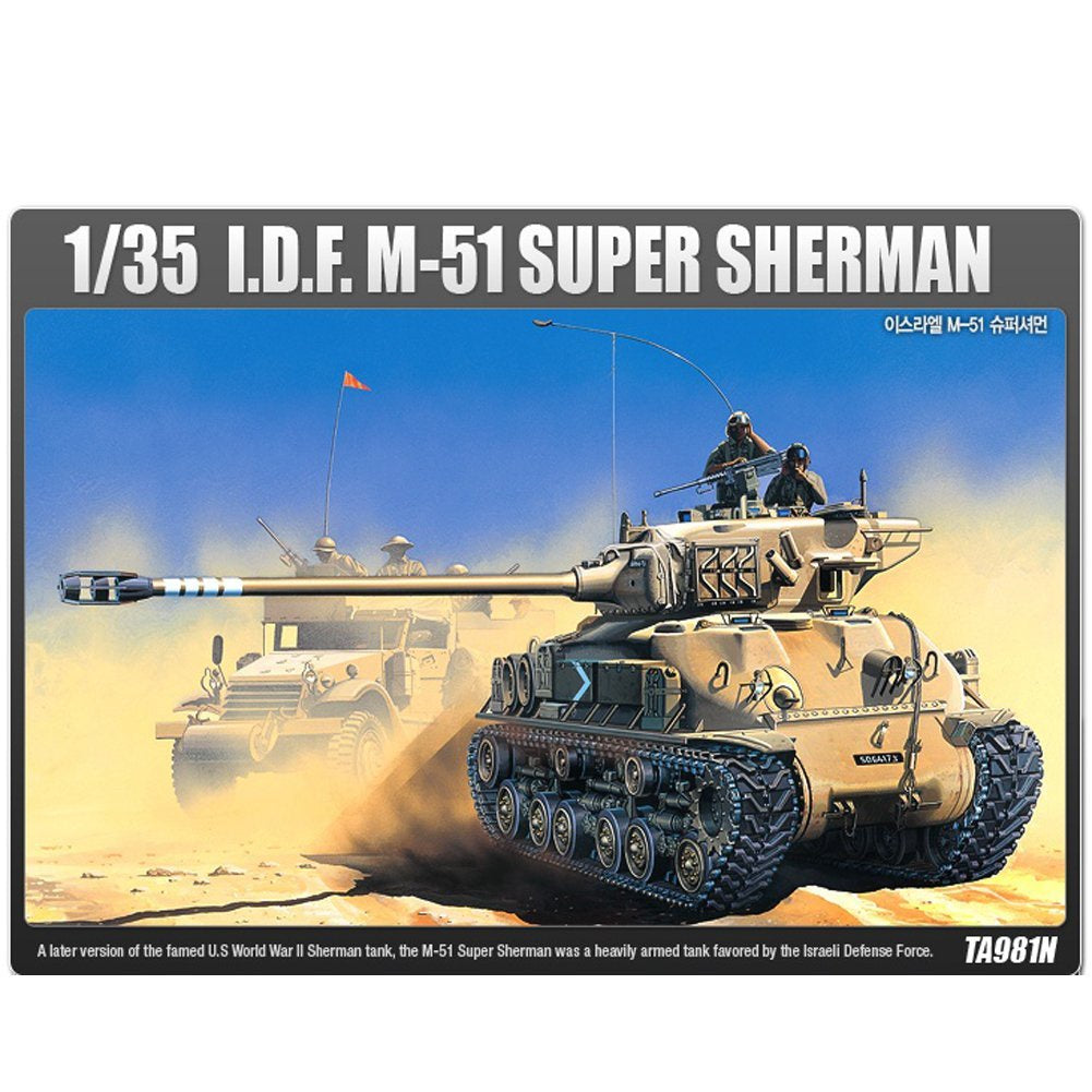 IDF M-51 Super Sherman 1/35 #13254 by Academy