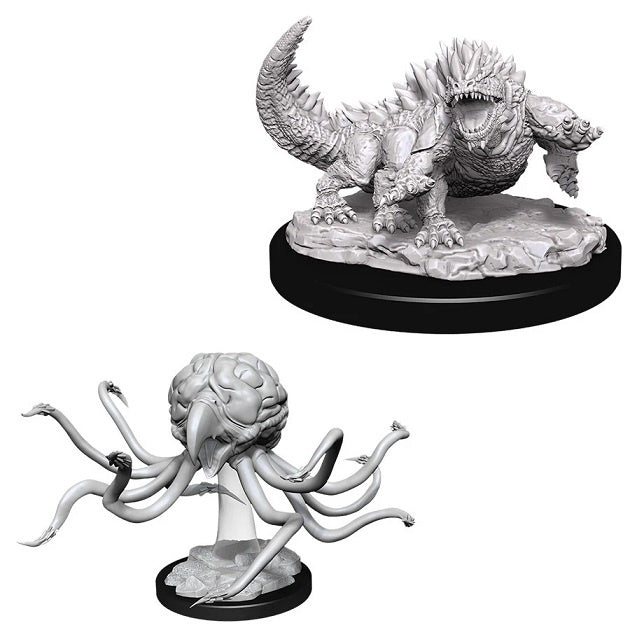 D&D Unpainted Mini - Basilisk and Grell 90022