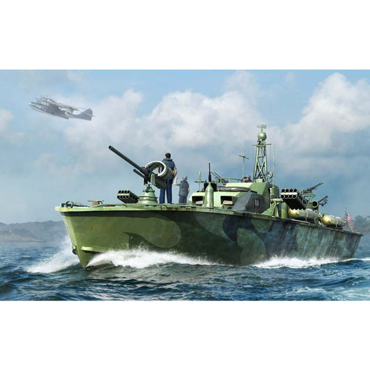US Navy Elco 80' Motor Patrol Torpedo Boat Late Type 1/48 Model Ship Kit #64801 by I Love Kit