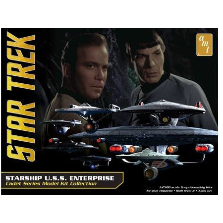 Enterprise Box Set 7 in 1 AMT Star Trek Model Kit #954 by AMT