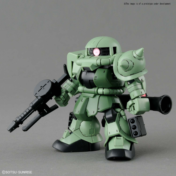 SD Cross Sillhouette #04 Zaku II #230353 by Bandai