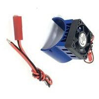 APS91146BV3 Aluminum Motor Heatsink with Super22 Cooling Fan for 540 Motors (Blue)