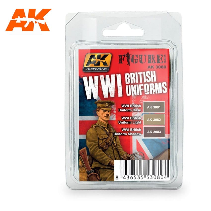AK-11638 WW I British Uniforms Colors Set