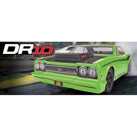 Team Associated 1/10 2WD Drag Race Car RTR Brushless DR10 - Combo Green ASC70026C