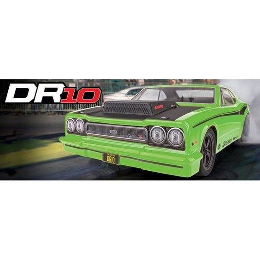 Team Associated 1/10 2WD Drag Race Car RTR Brushless DR10 - Combo Green ASC70026C