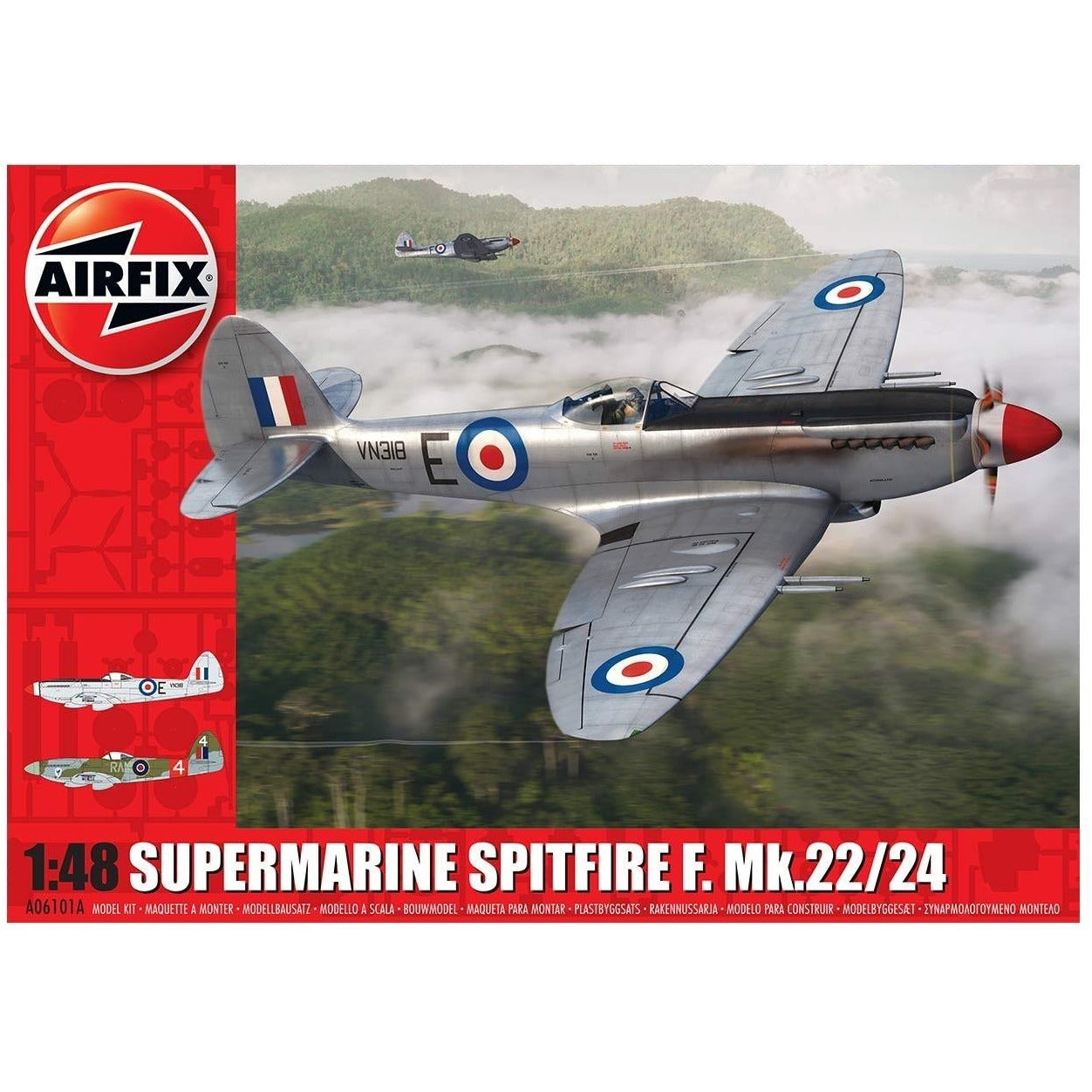 Supermarine Spitfire F. MK. 22/24 1/48 by Airfix