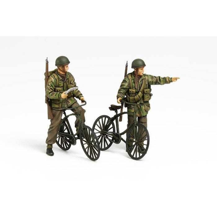 WWII British Paratroopers w/Bicylces #35333 1/35 Figure Kit by Tamiya