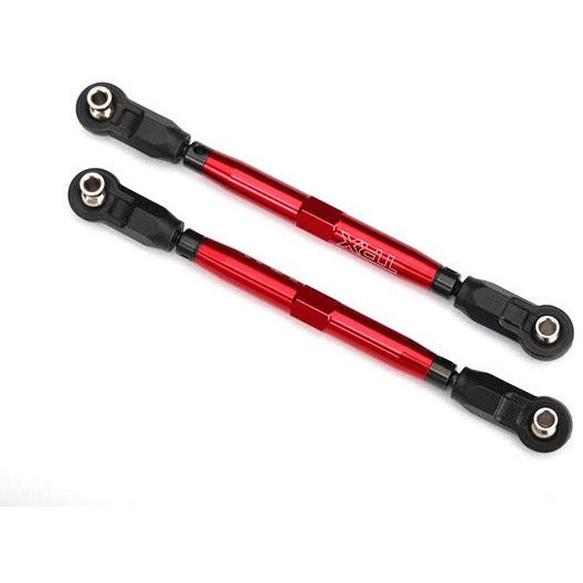 Traxxas Toe links, front, Unlimited Desert Racer (TUBES red-anodized, 7075-T6 aluminum, stronger than titanium) (102mm) (2) (assembled with rod ends and hollow balls)/ aluminum wrench, 7mm (1) TRA8547R