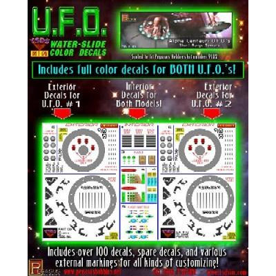 Alpha Centauri UFO water slide color decals