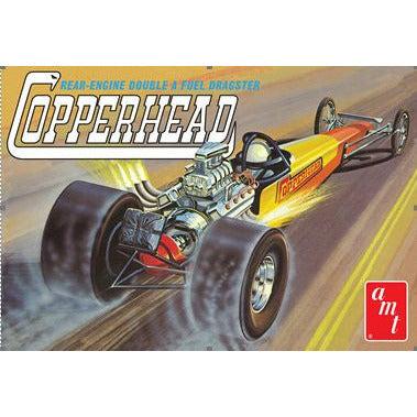 Copperhead Rear-Engine Dragster 1/25 Model Car Kit #1282/12 by AMT