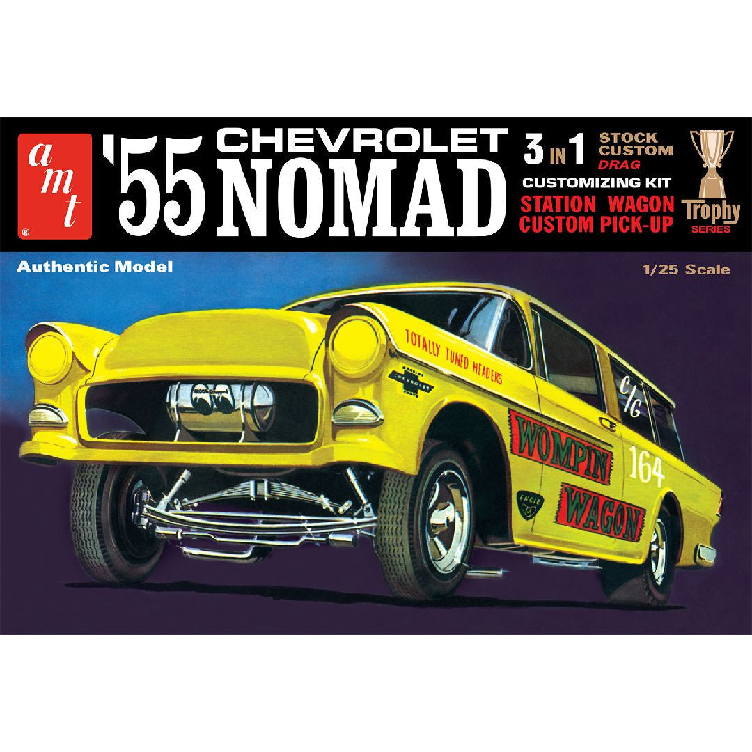 1955 Chevy Nomad 1/25 Model Car Kit #1297 by AMT