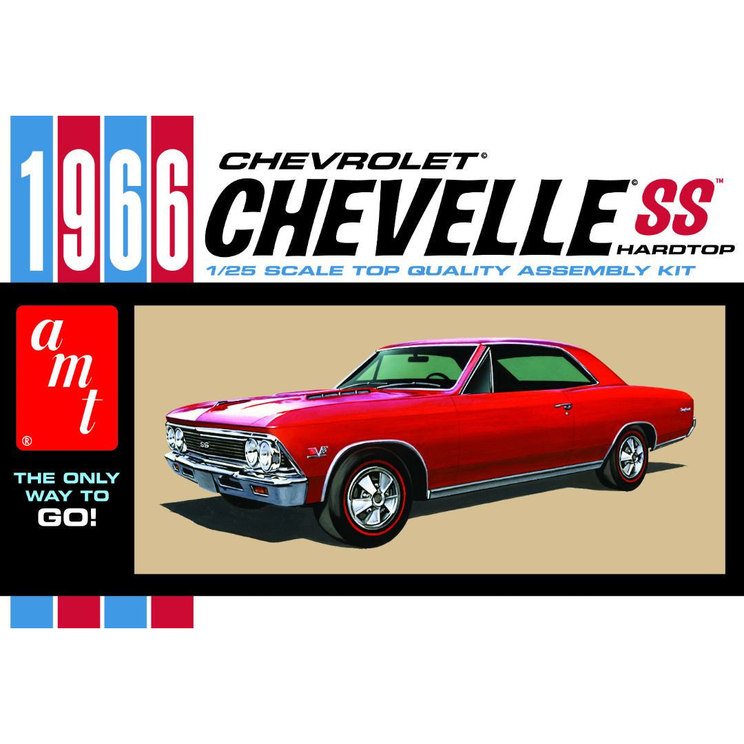 1966 Chevy Chevelle SS 1/25 (Level 2) #1342 by AMT