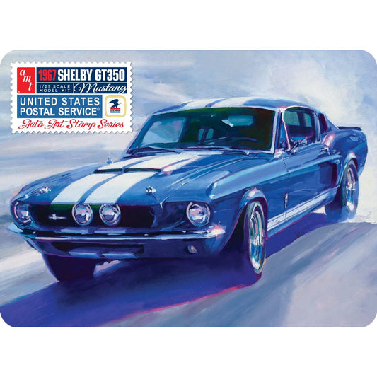 1967 Shelby GT350 USPS Stamp Series Model Kit 1/25 Model Car Kit #1356 by AMT