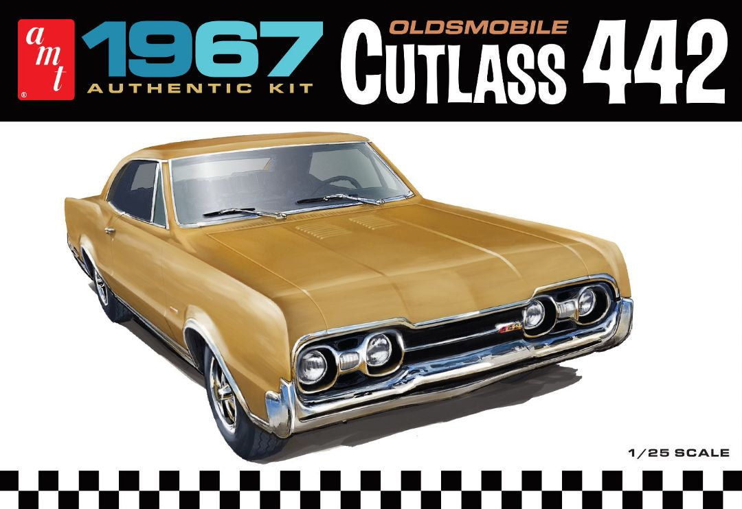 1967 Oldsmobile 442 1/25 Model Kit #1365 by AMT