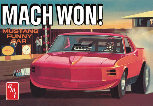 1970 Ford Mustang Funny Car Mach Won 1/25 #1455 by AMT