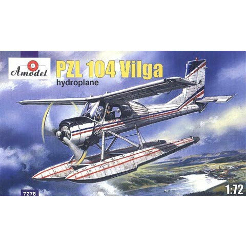 PZL104 Wilga 35H Hydroplane w/Floats (Ltd Edition) 1/72 #7278 by Amodel