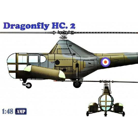 Westland WS51 Dragonfly HC2 Rescue Helicopter 1/48 #48003 by AMP