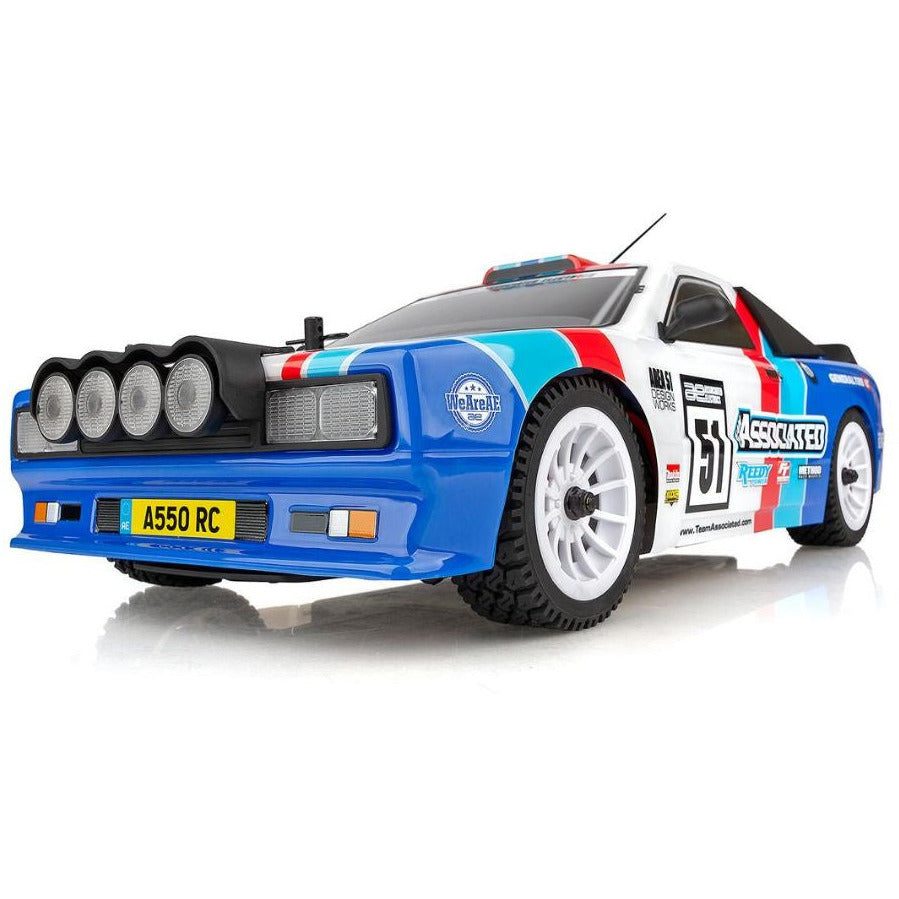 Team Associated 1/10 4WD Rally Car RTR Brushed Apex 2 A550 Rally Sport - Combo ASC30126C