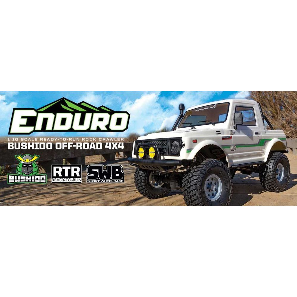 Element RC 1/10 4WD Rock Crawler RTR Enduro Bushido - Combo White ASC40118C
