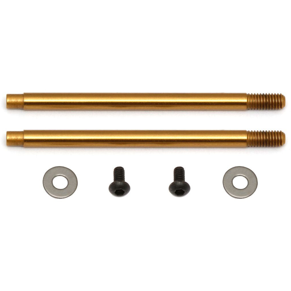 Team Associated 3x27.5 mm Shock Shafts (V2), TiN