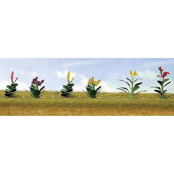 JTT Scenery Products Assorted Flower Plants: Set #4 (10pc) #95564