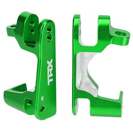 Traxxas Aluminum Caster Block Set (2) (Green) TRA6832G