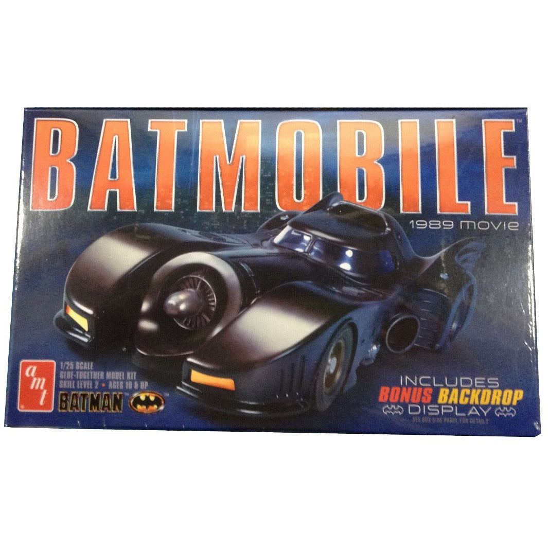 Batmobile 1/25 from 1989 Batman w/Backdrop #935 by AMT