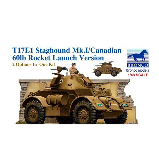 1/48 Staghound MkI/Canadian 60lb Rocket Launch Version