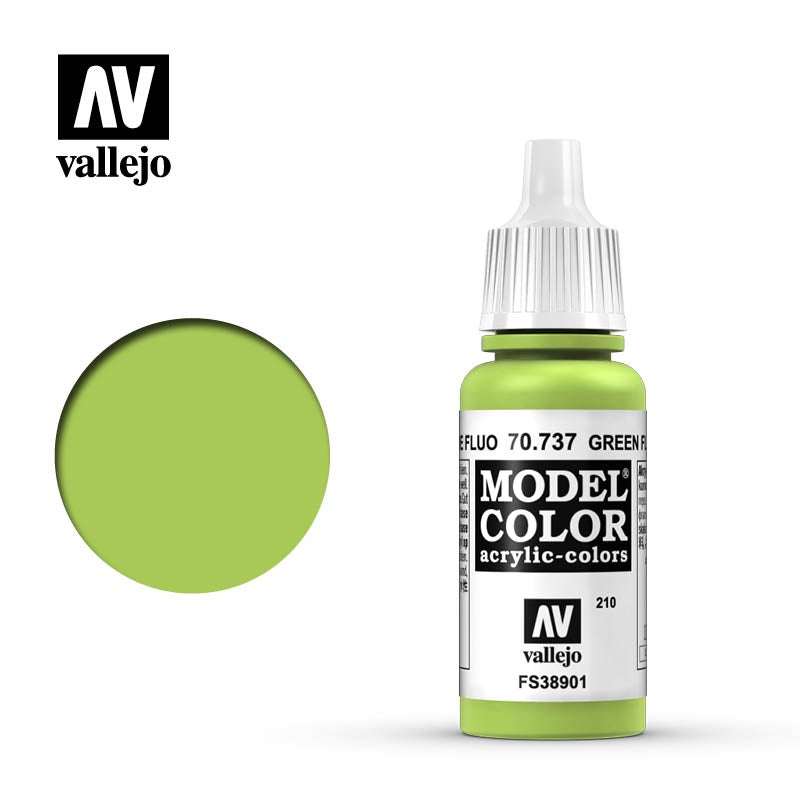 VAL70737 Model Color Green Flourescent (17ml) (210)