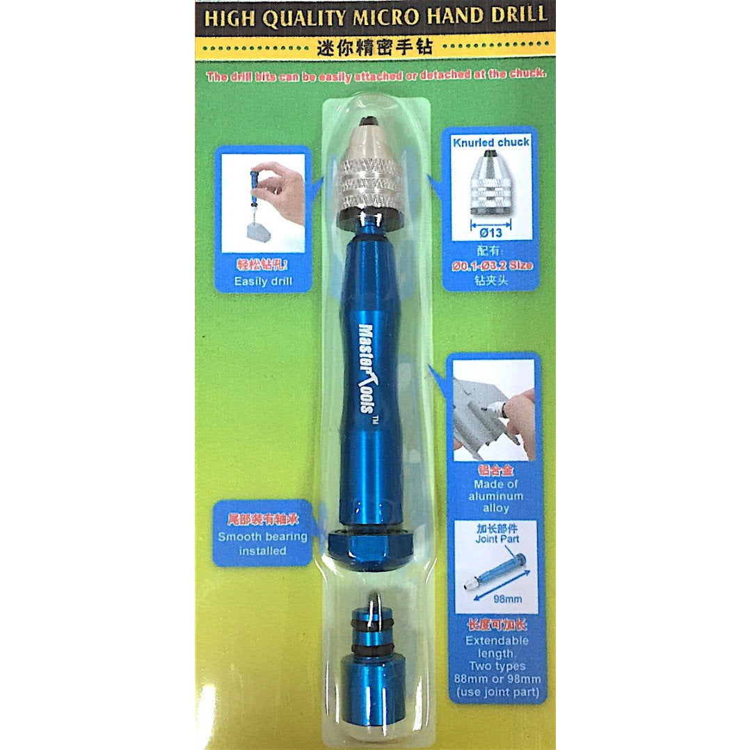 Master Tools High Quality Micro Hand Drill #9961