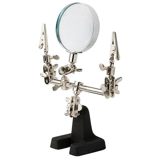Excel Extra Hand Holder w/2 Clips & Magnifier