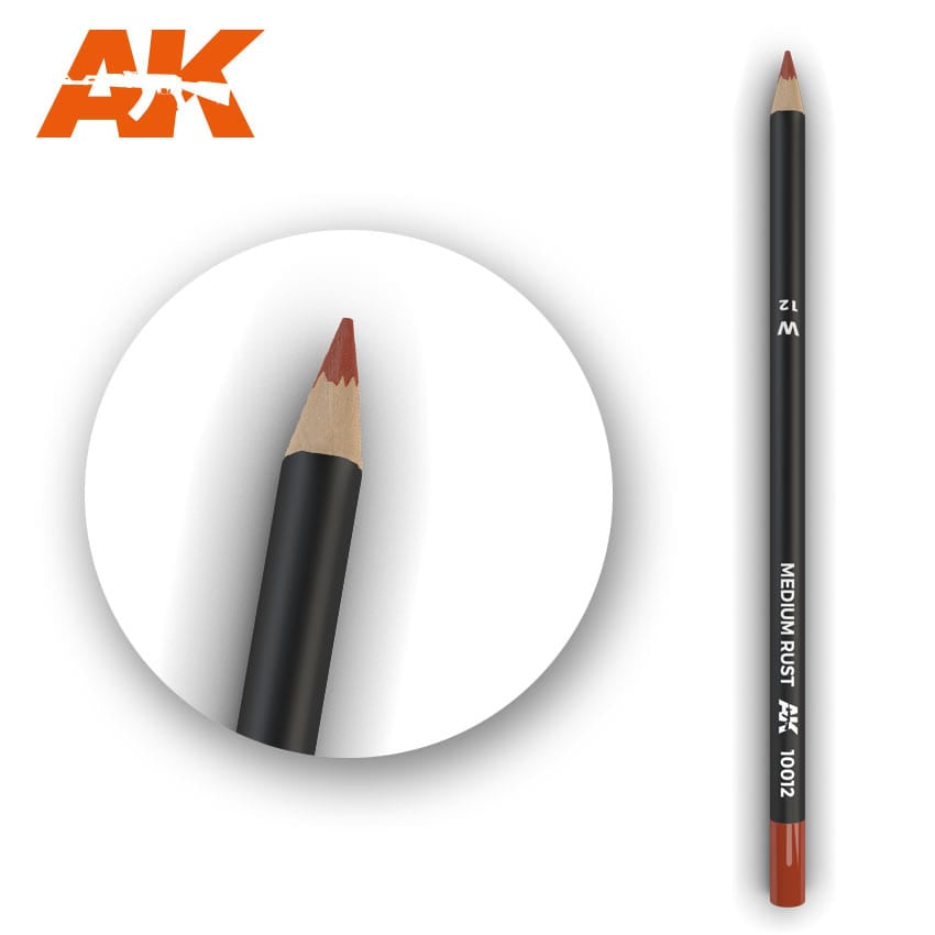 AK Weathering Pencil - Medium Rust