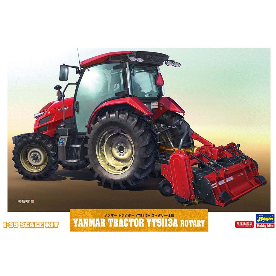 Yanmar Tractor YT5113A 1/35 #66106 by Hasegawa