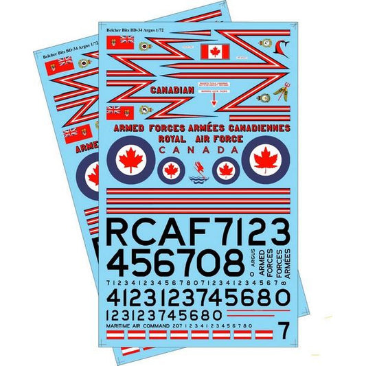 1/72 Canadair Argus decals