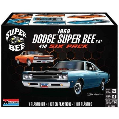 1969 Dodge Super Bee 2'n1 440 Six Pack 1/24 #4505 by Monogram