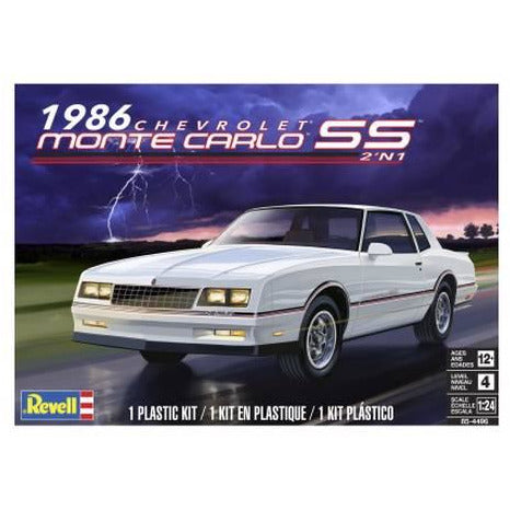 1986 Chevroletrolt Monte Carlo SS 2'n1 1/24 #4496 by Revell