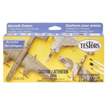 Testors Acrylic Aircraft Finishing Paint Set #9188